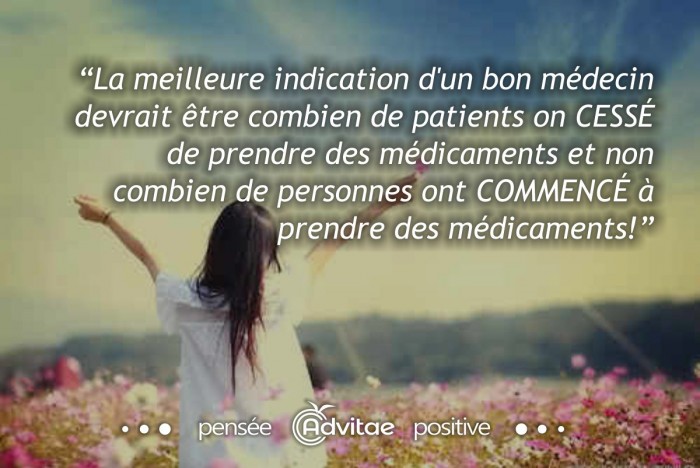 Le test d'un bon m�decin: moins de m�dicaments, plus de sant�