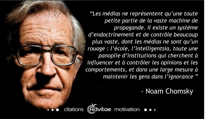 Les m�dias, les institutions et les divertissements servent � maintenir le peuple dans l'ignorance 