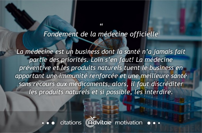 La m�decine est un business dont la sant� n�a jamais fait partie des priorit�s