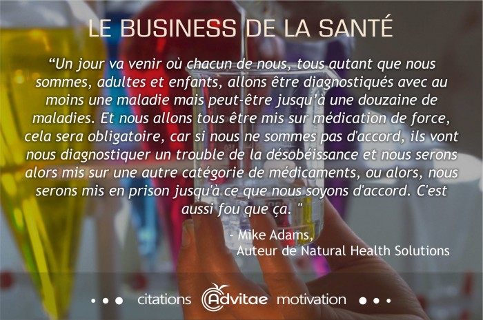 Un jour nous serons tous diagnostiqu�s et mis sur m�dication de force