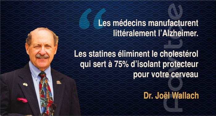 Dr. Wallach: Les médecins manufacturent littéralement l'Alzheimer avec les staines qui privent le cerveau du cholestérol protecteur
