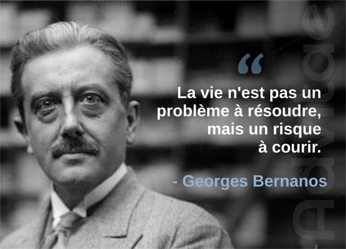 La vie n'est pas un probl�me � r�soudre, mais un risque � courir