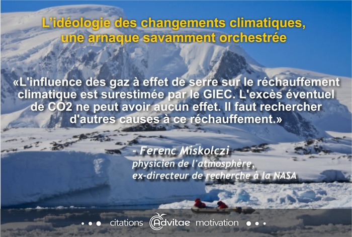 L'influence des gaz � effet de serre sur le r�chauffement climatique est surestim�e par le GIEC