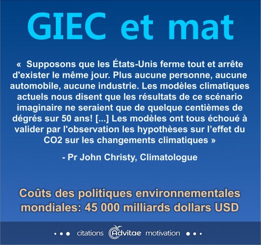 Les mod�les ont tous �chou� � valider par l'observation les hypoth�ses des changements climatiques
