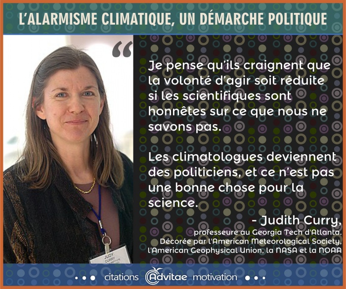 Les climatologues deviennent des politiciens, et ce n�est pas une bonne chose pour la science