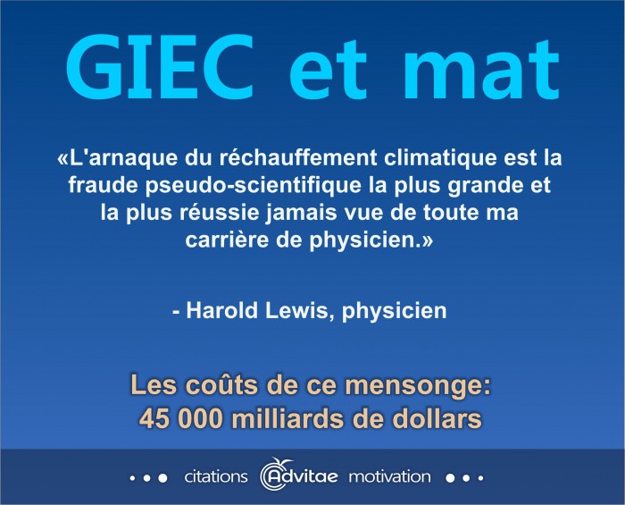 Climat: L'arnaque du r�chauffement climatique est une immense fraude pseudo-scientifique