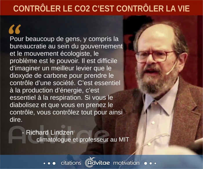 Climat: Il est difficile dimaginer un meilleur levier que le dioxyde de carbone pour prendre le contr�le dune soci�t�