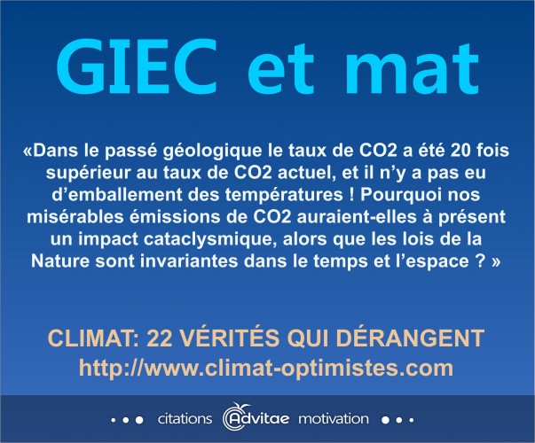 Climat: Dans le pass� le taux de CO2 a �t� 20 fois sup�rieur au taux actuel sans emballement