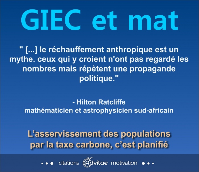 Le r�chauffement anthropique est un mythe r�p�t� par ceux qui n'ont pas regard� les donn�es.