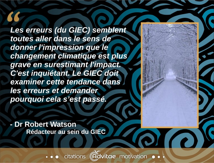 Climat: Les erreurs (du GIEC) semblent toutes donner l'impression que le changement climatique est plus grave en surestimant l'impact