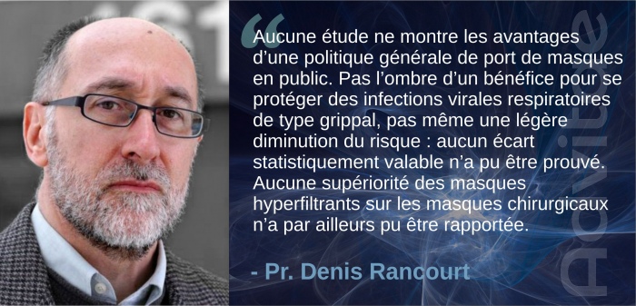 COVID: Aucune �tude ne montre les avantages dune politique g�n�rale de port de masques en public