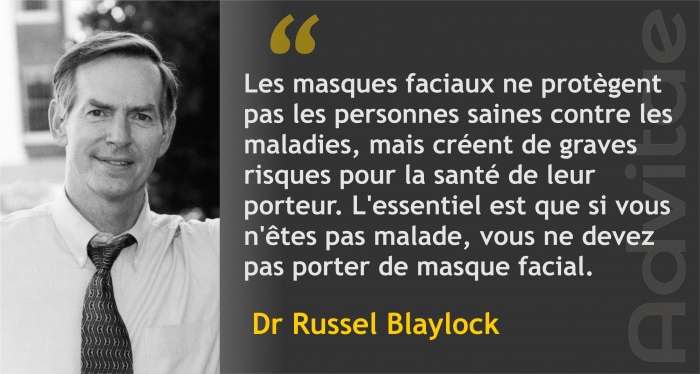 Les masques faciaux ne prot�gent pas les personnes saines contre les maladies, mais cr�ent de graves risques pour la sant� de leur porteur. L'essentiel est que si vous n'�tes pas malade, vous ne devez pas porter de masque facial.