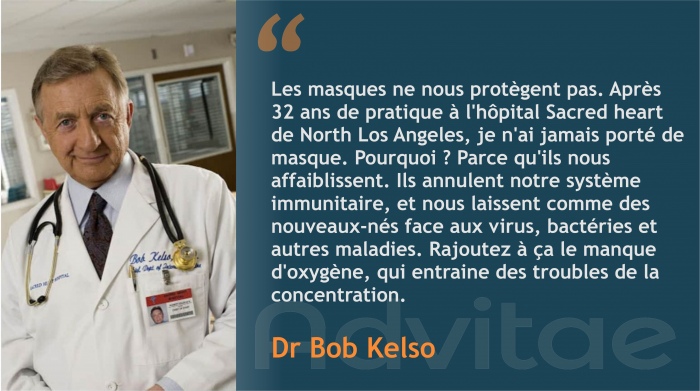 Les masques ne nous prot�gent pas, ils nous affiablissent et annulent notre syst�me immunitaire nous exposant aux virus et aux bact�ries