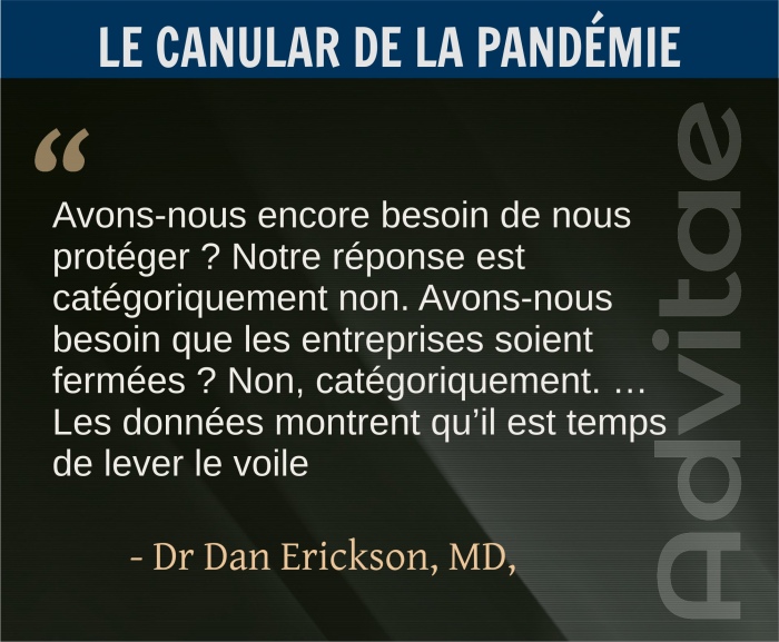 COVID19: Les donn�es montrent qu�il est temps de lever le voile sur la pand�mie et les mesures liberticides