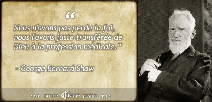 Nous n'avons pas perdu la foi, nous l'avons juste transf�r�e de Dieu � la profession m�dicale