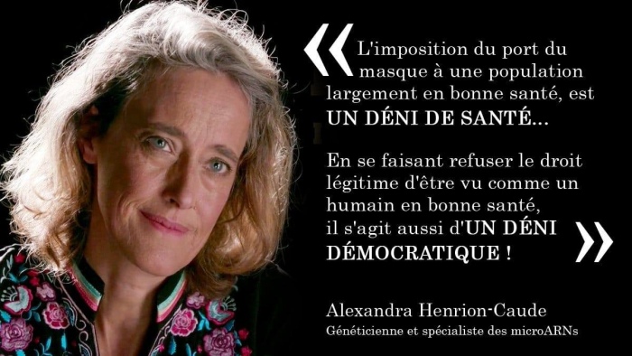 L'imposition du port du masque � une population largement en bonne sant�, est un D�NI DE SANT�