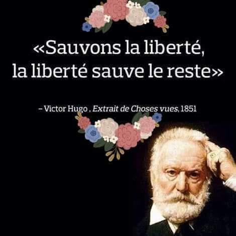 Hugo : Sauvons la libert�, la libert� sauve le reste