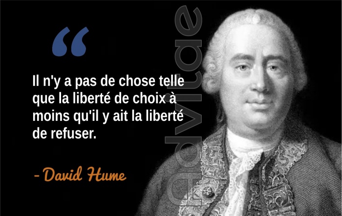 Il n'y a pas de chose telle que la libert� de choix � moins qu'il y ait la libert� de refuser