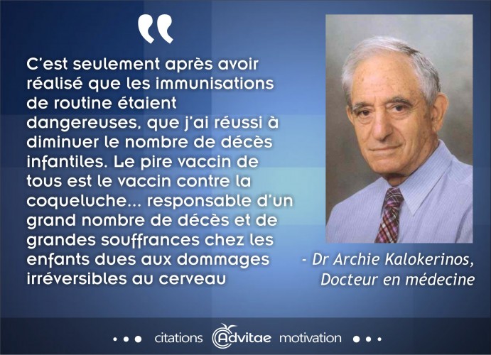 Les vaccinations de routines sont dangereuses et le vaccin contre le coqueluche est le pire