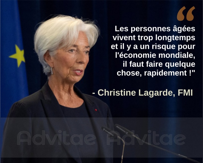 Les personnes �g�es vivent trop longtemps et il y a un risque pour l'�conomie mondiale, il faut faire quelque chose, rapidement !