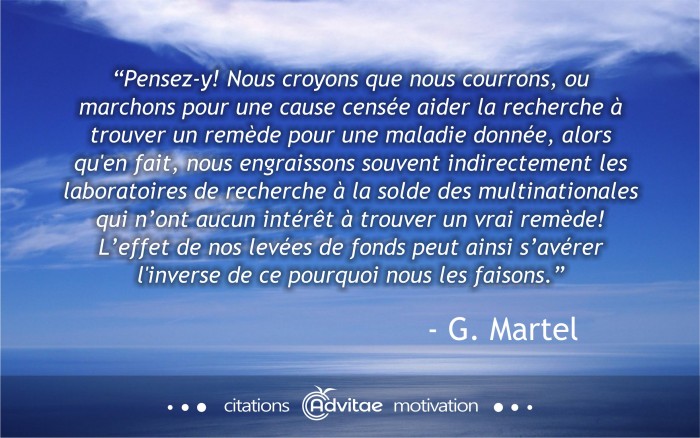 Nos lev�es de fonds servent souvent � engraisser des multinationales d�sint�ress�s par la sant�