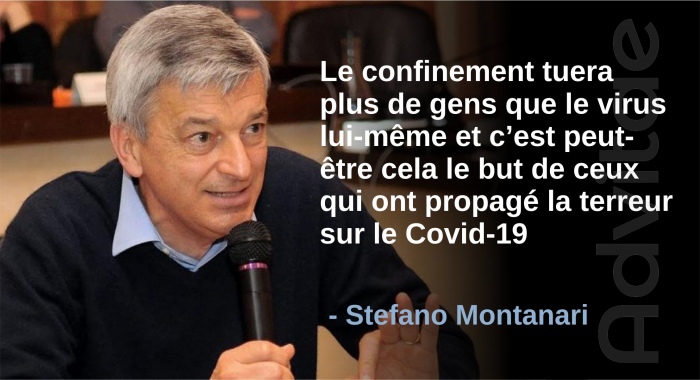 Le confinement tuera plus de gens que le virus lui-m�me et cest peut-�tre cela le but de ceux qui ont propag� la terreur sur le Covid