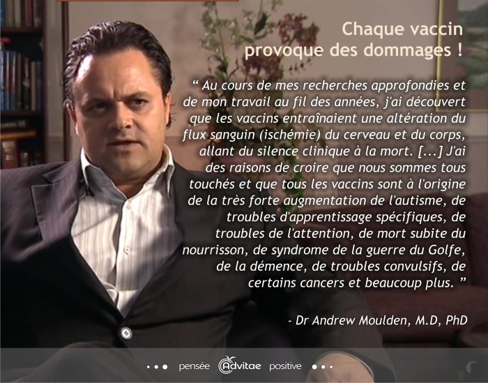 Les vaccins entra�naient une alt�ration du flux sanguin du cerveau et du corps, et d'autres maladies