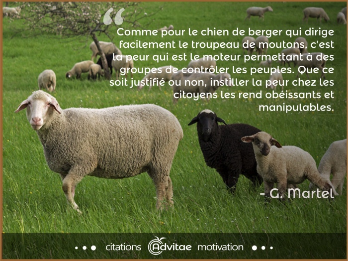 Instiller la peur chez les citoyens les rend manipulables et permet de moeux les contr�ler