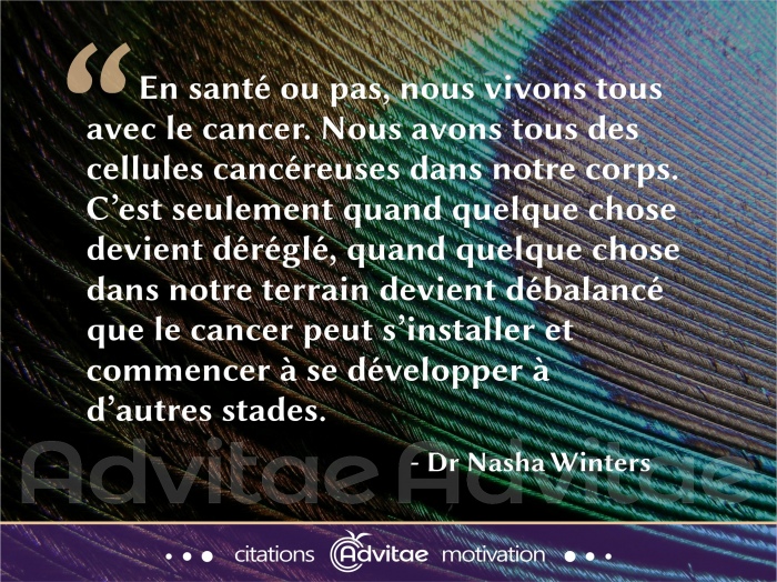 En sant� ou pas, nous avons tous des cellules canc�reuses dans notre corps