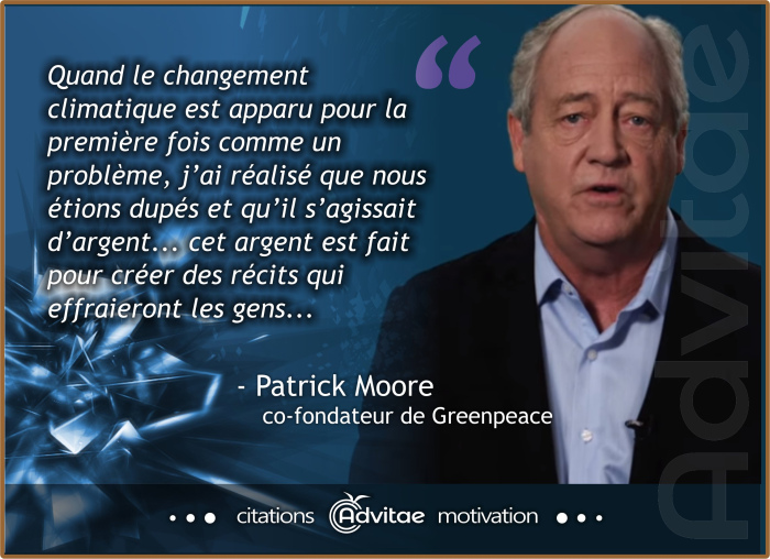 MOORE: Le changement climatique est un leurre utilisé pour effrayer la population et faire de l'argent dans le but de la contrôler