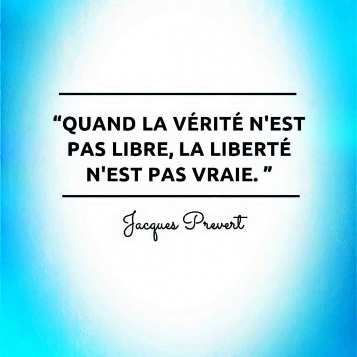 Quand la v�rit� n'est pas libre, la libert� n'est pas vraie