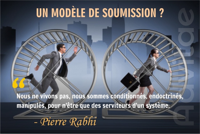 Nous ne vivons pas, nous sommes conditionn�s, endoctrin�s,manipul�s, pour n'�tre que des serviteurs d'un syst�me