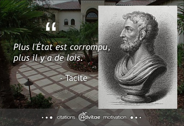 Plus l'�tat est corrompu, plus il y a de lois