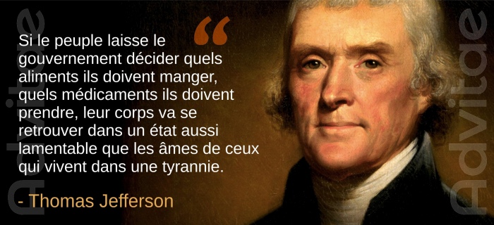 Si le peuple laisse le gouvernement d�cider m�dicaments ils doivent prendre, ils vont se retrouver dans un �tat de tyrranie