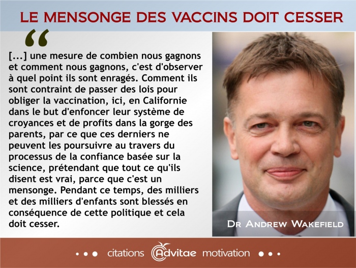 Le mensonge de la vaccination doit cesser parce que des milliers d'enfants sont bless�s par les vaccins