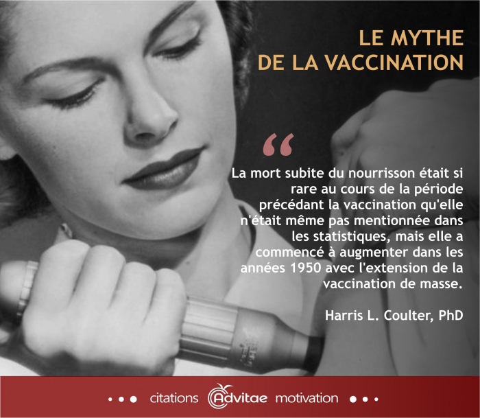 La mort subite du nourrisson �tait rare avant l'arriv� de la vaccination de masse