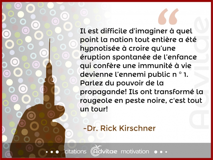 Ils ont transform� la rougeole en peste noire, c'est tout un tour