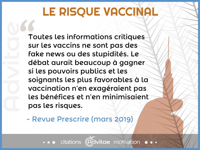 Toutes les informations critiques sur les vaccins devraient �tre consid�r�es et non censur�es