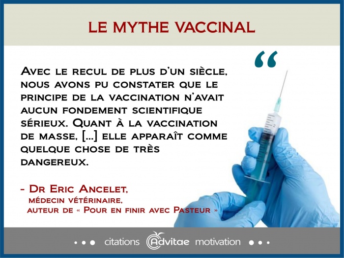 Apr�s plus d'un si�cle, nous savons que le principe de la vaccination n'aucun fondement scientifique
