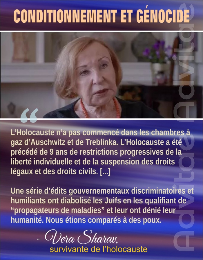L�Holocauste a �t� pr�c�d� de 9 ans de restrictions progressives de la libert� individuelle et de la suspension des droits l�gaux et des droits civils