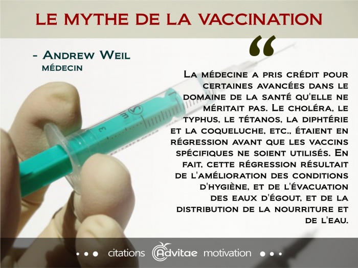 La m�decine a pris cr�dit pour l'�radication de certaines maladies qu'elle ne m�ritait pas