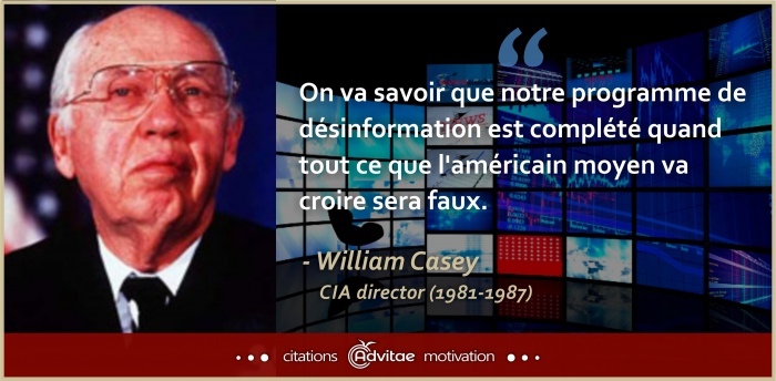 On va savoir que notre programme de d�sinformation sera compl�t� quand tout ce que l'am�ricain moyen va croire sera faux