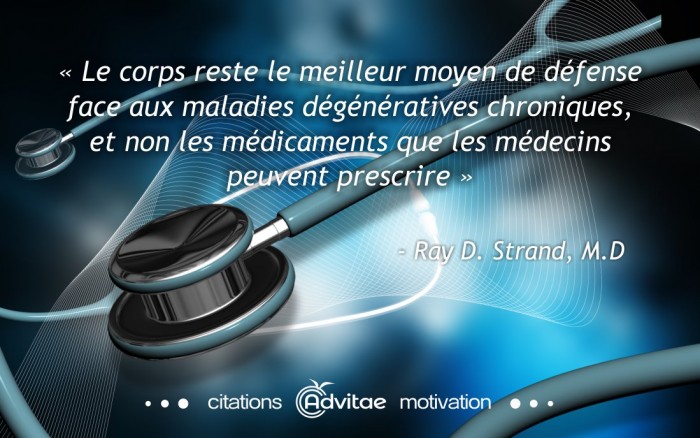 Le corps reste le meilleur moyen de d�fense face aux maladies d�g�n�ratives chroniques