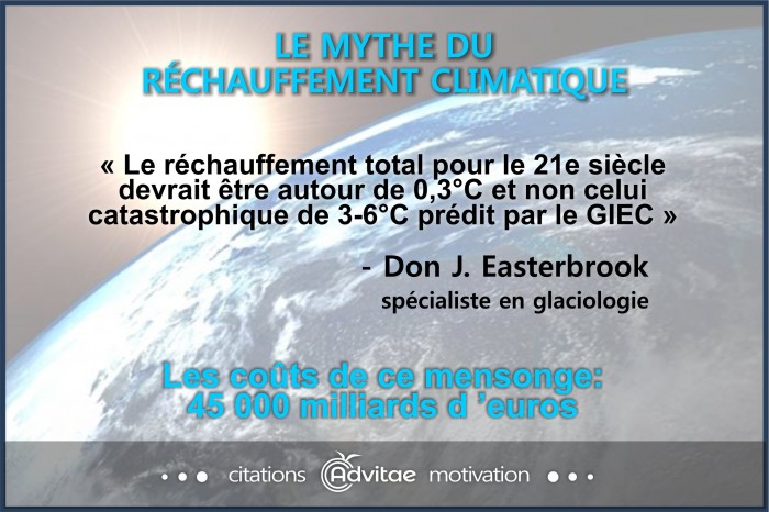Le r�chauffement total pour le 21e si�cle devrait �tre autour de 0,3C