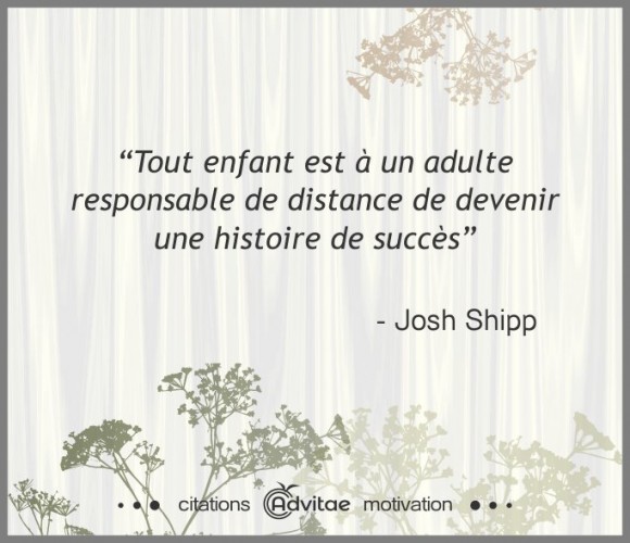 Tout enfant est � un adulte responsable de distance de devenir une histoire de succ�s