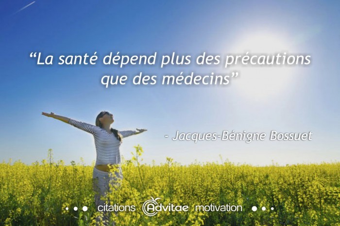 La sant� d�pend plus des pr�cautions que des m�decins